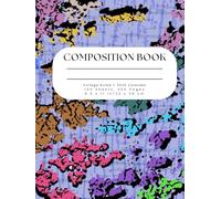 Hard Cover Composition Notebook: College Ruled + 2025 Calendar Abstract Design: College Ruled, All-Purpose Composition Book for Students & Professionals - Perfect for School, Work, or Journaling