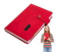 Hard Cover Planner Notebook, 2025 PU Leather Daily Planner, 8.46x5.71 inches, 365 Days Notepad, Elegant Schedule and Business Planning, Event Book for Work, Study