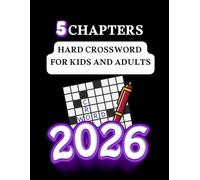 HARD CROSSWORD FOR ADULTS AND KIDS 5 CHAPTERS: (COUNTRIES ; ANIMALS ; FOODS ; COLORS ; HOBBIES ) WITH ANSWERS (ACTIVITY BOOKS)