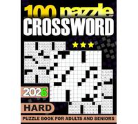 Hard Crossword Puzzle Book For Adults and Seniors: Fun brain exercises to keep your mind active and healthy