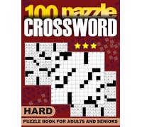 Hard Crossword Puzzle Book For Adults: Fun exercises for the brain to maintain mental health and activity