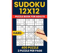 Hard Difficulty 12x12 Sudoku - 400 Giant Grid Expert Challenges: Sudoku 12x12 Puzzles for Advanced Solvers | Big Grid Logic | Brain Workout