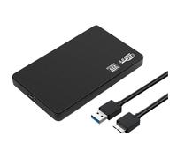 Hard Drive Enclosure - Data Backup Device Protector, Laptop External State Drive Protective Box, 2.5-Inch Hard Drives For Professionals Video Editors Students Tech Enthusiasts Content Creators Travel