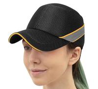 Hard Hat - 22,83 - 25,59 pulgadas - de bola de malla, adjustable Safety Bump Caps, ABS Baseball Hats with Bump Inserte for Head Protection | Breathable Shock Absortion Safety Hard Hat for