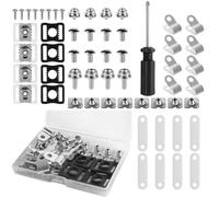 Hard Hat Repair, Repair Kit Tools, Multipurpose Maintenance Kit, Wear Resistant Tools, Multipurpose Repair Kit for Hockey and Baseball Helmets Stainless Steel Hockey Helmet Replacement Parts