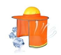 Hard Hat Shade Full Brim Breathable Waterproof Head Face Protection