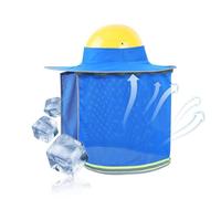 Hard Hat Shade - Full Brim Sun Cover | Reflective Mesh Neck Protector