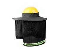 Hard Hat Shade - Full Brim Sun Cover | Reflective Mesh Neck Protector