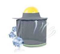 Hard Hat Shade - Waterproof Reflective Strips High Visibility Mesh