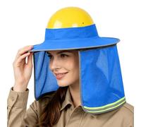 Hard Hat Shade - Waterproof Reflective Strips High Visibility Mesh