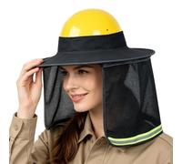 Hard Hat Shade - Waterproof Reflective Strips High Visibility Mesh