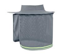 Hard Hat Sun Neck Shield, Full Brim Neck Sunshade Cover, High Visibility Safety Attachment, UV Protection for Construction Helmets, Work Site, Gardening, Welding, Landscaping Gear