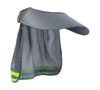 Hard Hat Sun Shade, Neck Shield Cover, Reflective Mesh Panel, Breathable Polyester Fabric, Outdoor Worksite Protection, 33x50cm/12.99x19.69 Inches, Hi-Vis Yellow, 1 Piece