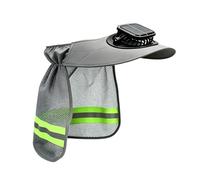 Hard Hat Sun Visor | Helmet Cap with Solar Fan and Visor
