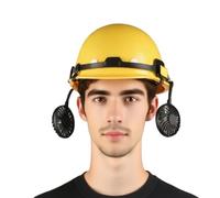 Hard Hat with Fan, Ventilated Construction Helmet, Rechargeable Cooling Fan, Ergonomic Safety Headgear, Durable Lightweight Design, Adjustable Fit, For Industrial Work Construction Site Home