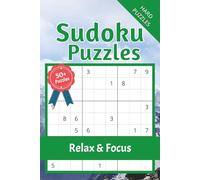 Hard Nature Sudoku Puzzle Book: Nature Themed Sudoku | Help Calm the Mind, Relax, and Focus | 6x9 Inches, 110 Pages | 50+ Puzzles | Solutions Included