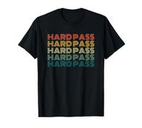 Hard Pass Divertido Dicho declaración Humor sarcástico Broma Retro Camiseta