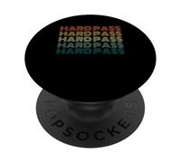 Hard Pass Divertido Dicho declaración Humor sarcástico Broma Retro PopSockets PopGrip Adhesivo