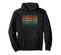 Hard Pass Divertido Dicho declaración Humor sarcástico Broma Retro Sudadera con Capucha