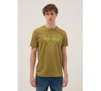 HARD ROCK CAFE, Camiseta Verde Hard Rock Cafe De Algodón Puro, Corte Regular, Hombre, Verde Oliva, Talla: XL