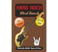 Hard Rock Word Search Puzzle Book: Word Searches with Easy to Read Print about Hard Rock, Guitars, Rock Musicians and More | 6x9 inches, 122 pages | ... … Gift for Vacations, Holiday & Free Times
