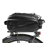 Hard Shell Bike Rack Bag | 8.6L Reflectante Correa Bimerbiken Pannier Bimerbiken Pannier, Bolsa de sillín de Bicicleta, Bolsa de teléfono Dirt Bike, Tubo - Bolsa para Bicicleta, Equipo de