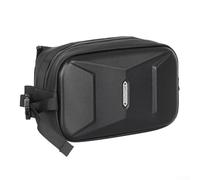 Hard Shell For Bike Hanging Bag, Bolsa de viga delantera de gran capacidad, Bolsa de almacenamiento de ciclismo resistente al agua, Bolsa de cola de manillar de sillín cruzado portátil para (negro)