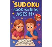Hard Sudoku for Kids Ages 10-12: 200 Advanced Logic Puzzles for Smart Kids | Portable 6x9 Travel Book