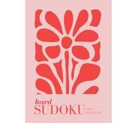 Hard Sudoku: Pretty Travel Size Sudoku A5 Size (Travel Sudoku - Hard)