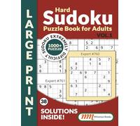 Hard Sudoku Puzzle Book for Adults: 1000+ Hard Sudoku Puzzles | 260 Pages Large Print, 8.5x11" | All Solutions inside the puzzle book | Try out puzzle ... teens, seniors and experienced solvers