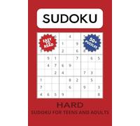 Hard Sudoku Puzzle Book for Adults: Hard Sudoku Puzzles with Easy to Read Big Print | 6x9 inches, 110 pages | 50+ puzzles with Solutons... Gift for Vacations, Holidays and Stress Relief