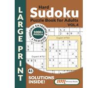 Hard Sudoku Puzzle Book for Adults: Need some Mind Teasing Entertainment? Try these 1000+ Large Print Sudoku Puzzles | 260 Pages, 8.5x11" | All ... for adults, teens, seniors and sudoku fans