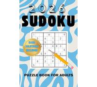Hard Sudoku Puzzle Book for Adults with Solutions: Challenging Logic Brain Games with 2 Grids Per Page, (6 x 9) inches