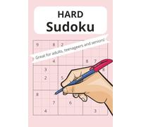 Hard Sudoku Puzzle Book: Sudoku with Easy to Read print | 6x9 inches, 110 pages | 50+ puzzles... Gift for Vacation, Holidays and Free Times