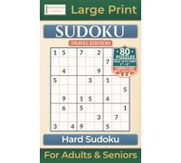 Hard Sudoku: Travel Edition with 80 Puzzles | Large Print for Adults & Seniors (Premium Puzzle Books - Sudoku)