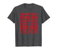 Hard Times Create Strong Men Fitness Motivation Hombres Mujeres Camiseta, Hombre, Jaspeado Oscuro, S