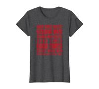Hard Times Create Strong Men Fitness Motivation Hombres Mujeres Camiseta, Mujer, Jaspeado Oscuro, L