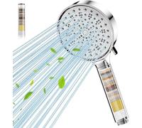 Hard water, 6 modos de pulverización, alta presión agua de agua, 20 capas de energía