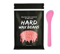Hard Wax Beads, 2PCS Hair Removal Wax Beans for Sensitive Skin, Face, Legs, Armpit, Bikini and Full Body Waxing, Women Men(Strawberry)