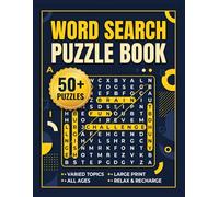 Hard Word Search Puzzle Book: 50 Challenging Themes, 20×20 Grids, Ultimate Brain Workout