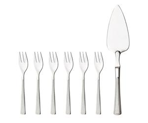 Hardanger Bestikk Cubiertos de tarta Ramona 7 cubiertos