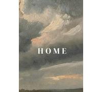 Hardback Home Decor Stackable Blank Paged Coffee Table Book: Artistic Grey Landscape Design