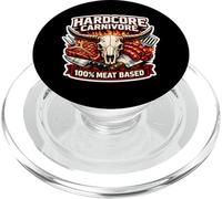 Hardcore Carnivore 100% Carnívoro Dieta Basada en la Nutrición Fresca PopSockets PopGrip para MagSafe