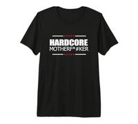 Hardcore Puta Divertido Rave Club Nocturno Música DJs Fiesta Camiseta Premium