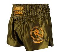 Hardcore Training Classic Black Pantalón Corto Muay Thai Hombre Kickboxing