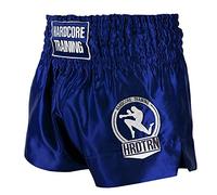 Hardcore Training Classic Muay Thai Luncha Pantalones Cortos Hombre Negro Blanc Azul Rojo Camo Kickboxing Boxeo MMA Combat Sport Sparring