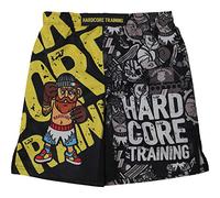 Hardcore Training Doodles Boxing Shorts Kids Pantalones Cortos de Boxeo Ninos BJJ MMA Fitness Workout Ropa Deportiva