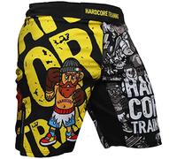 Hardcore Training Doodles Fight Shorts Hombre Pantalones Cortos MMA BJJ Boxeo Grappling Fitness No Gi