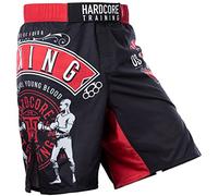 Hardcore Training Fight Shorts Code of Honour Men's Hombre Pantalones Cortos MMA BJJ Boxeo Grappling Fitness No Gi (S)