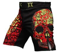 Hardcore Training Fight Shorts Skull Folk Men's - Boxing MMA BJJ Fitness Crossfit -m Pantalones Cortos Hombre